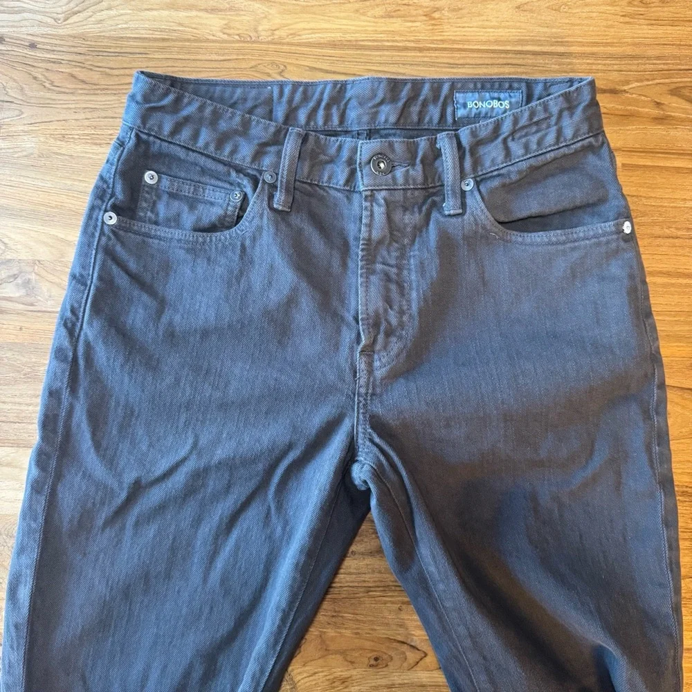 Bonobos Jeans Men’s 28x32 Grey Jeans Travel Jean Athletic Style 99% Cotton
